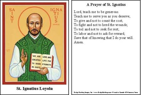 Loyola szent Ignác Ima Kártya - Szett 100
