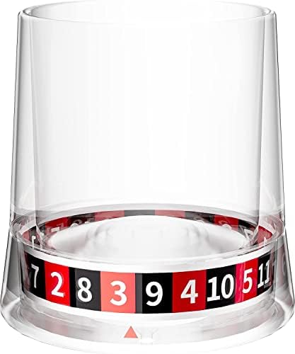 Egyedi Üveg Whiskey Rulett Tárcsa,Muti-funkcionális Koktél Szemüveg, Sörnyitó, Aranyos Pohár Csésze Ideális Bor, üdítők, Sör, Víz - Jó