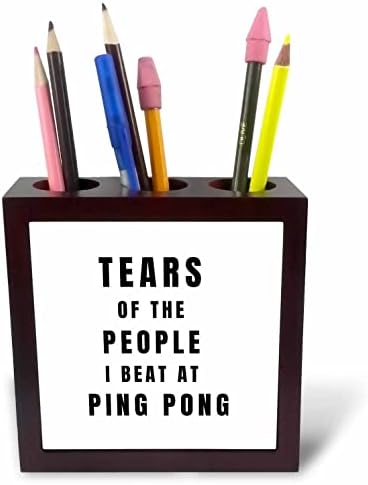 3dRose Könnyek Az Emberek legyőztem a Ping-Pong Vicces Legjobb Játékos. - Mozaik Toll Jogosultjai (ph-368828-1)
