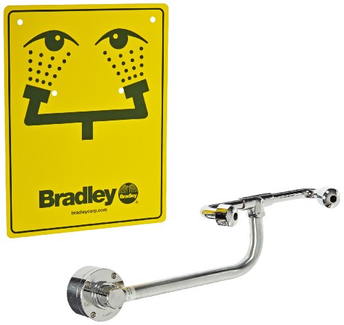 Bradley S19-270C Hinta Aktív Biztonsági Szem/Arc Mosás Egység, Szekrény-Hegy, a 0,4 GPM Víz Áramlás 12 Hossz x 4 Magasság