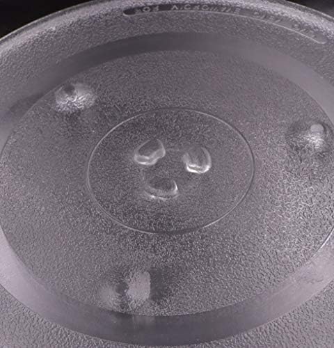Mikrohullámú sütő Csere Üveg Tálca,12.5 a(31.5 cm) Átmérőjű Megvastagodott hőálló Mikrohullámú sütő Üveg Lemez Lemezjátszó Tálca