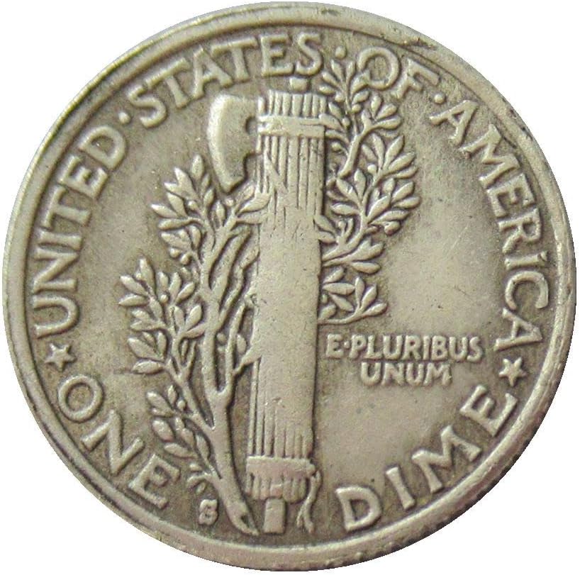 NEKÜNK 10 Cent 1917 Ezüst Bevonatú Replika Emlékérme
