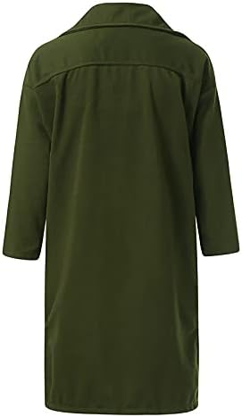FOVIGUO Női Téli Kabát, Modern Üzleti Kabátok, Női Hosszú Ujjú Tavaszi Plus Size Szilárd Kényelem Kabátok Kényelem