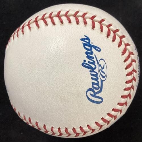 Yogi Berra Aláírt Baseball AHS Selig NY Yankees Autogramot HOF 72 Felirat SZÖVETSÉG - Dedikált Baseball