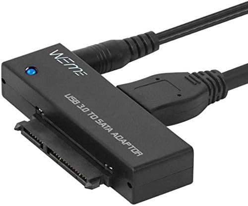 WEme USB 3.0 SATA Átalakító Adapter 2,5 3,5 Hüvelykes Merevlemez-Merevlemez SSD HDD, Adapter, USB 3.0 Kábel Mellékelve