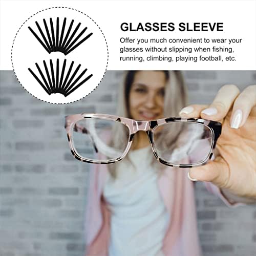 Healifty 30db Látvány Fül Párna Lába Megcsúszott Anti - Szemüveg Napszemüveg, Szemüveg, Szemüveg Párnák Earsock Templom Olvasás Ujja