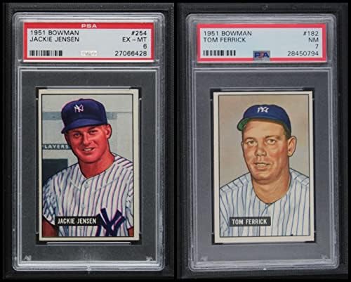 1951 Bowman New York Yankees Csapatát Set New York Yankees (Set) EX Yankees
