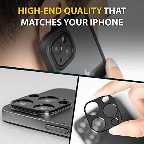SWITCHEASY iPhone 13 Kamera Lencséjét Védő - Repülőgép Minőségű Alumínium Ötvözet 6.1 iPhone 13 Pro & 6.7 iPhone 13 Pro Max Lencse Védő (LenShield