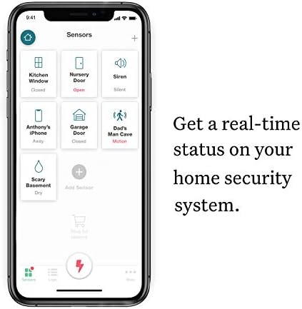 Ooma Smart Home Security a mozgás ajtó/ablak érzékelő. Nincs szerződések ingyenes egyéni-monitor terv. Választható szakmai monitoring, billentyűzet,