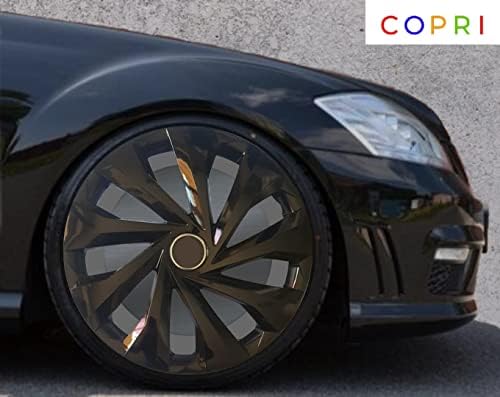 Copri Készlet 4 Kerék Fedezze 13 Colos Dísztárcsa Fekete Snap-On Illik Toyota Yaris Prius