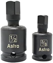 Astro Eszközök 78342 3/8 & 1/2 Tűmentesek Universal Együttes Hatása Adapterek