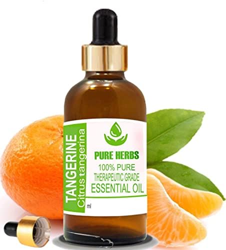 Tiszta Gyógynövények, Mandarin (Citrus tangerina) Pure & Natural Therapeautic Minőségű illóolaj Cseppentő 30ml
