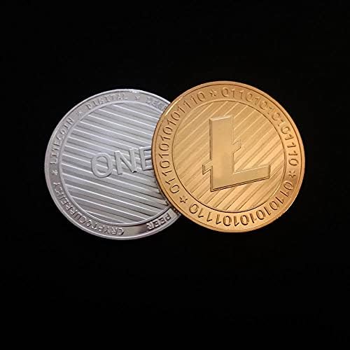 1db Emlékérme Aranyozott Ezüst Érme Litecoin Litecoin Virtuális Fizetőeszköz 2021 Limited Edition Gyűjtemény, Érme védőburkolat