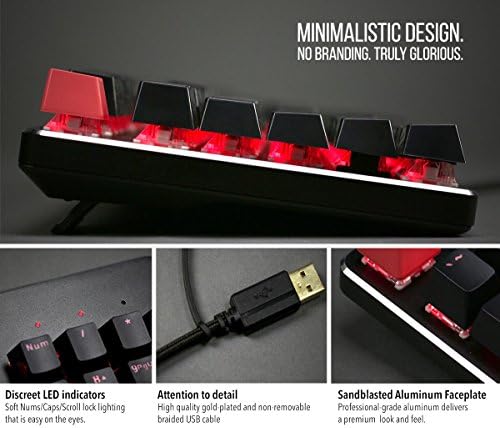 Dicső Egyéni Gaming-Billentyűzet - GMMK 85% Százalékkal TKL - USB-C Vezetékes Mechanikus Billentyűzet - RGB Hot Swap Kapcsolók & Keycaps - Fekete