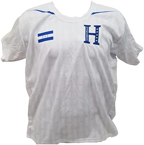 Camisa Seleccion de Honduras para ninos, La Camisa del país que te vío nacer, Colores Azul Blanco y Con la H Bordada