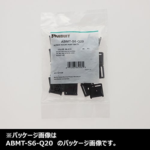Panduit ABMT-S6-C60 Tak-Ty tépőzáras Kábel Nyakkendő-Hegy, Égésgátló anyag Nylon 6.6, 6 Csavaros Rögzítési módja, Fekete (Csomag 100)