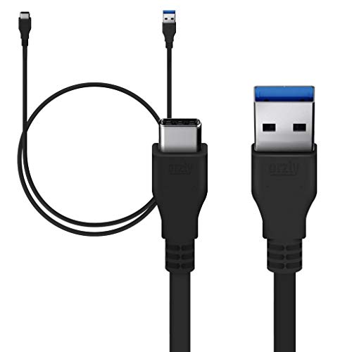 USB 3.0 C-Típusú Gyors Töltés, adatátvitel Kábel Kompatibilis a Samsung Galaxy S22 Plusz 5G! (18W Fekete 1M 3.2 ft)
