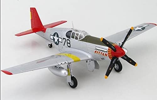 Hobby Master P-51b /C Mustang 332 / 302nd Század, Cica, Charles McGee, 1944 1/48 FRÖCCSÖNTÖTT Repülőgép Előre épített Modell