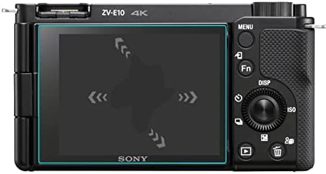 Mr Pajzs [3-Pack] képernyővédő fólia Sony Alpha ZV-E10 ZVE10 Kamera [Edzett Üveg] [Japán Üveg 9H Keménység] Képernyő Védő Élettartam