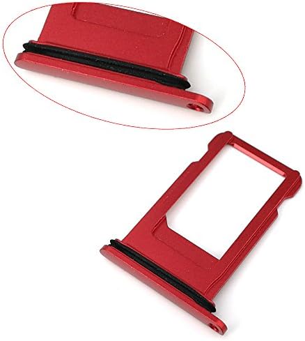 E-javítás SIM-Kártya Tálcát tartó Gumi Vízálló Gyűrű Csere az iPhone 7 Plus (5.5) (Piros)