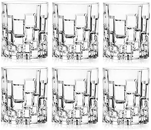 RCR Cristalleria Italiana Kristály Üveg Drinkware Set (DOF Whiskey (11 oz) - 6 darabos Készlet)