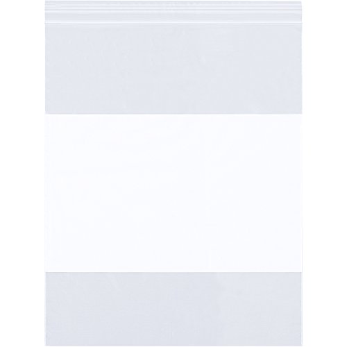 DOBOZ USA BPB4048 Fehér Blokk Visszazárható 4 Millió Poli Táskák, 13 x 15, Clear (Csomag 500)