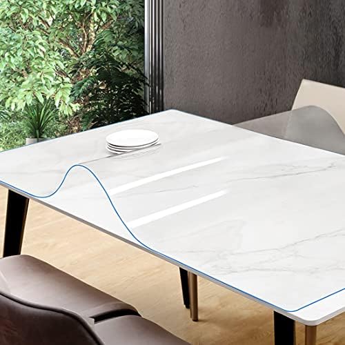 VeeCano 16X48 Hüvelyk Új Tiszta Asztal, Párna Étkező Asztal 1,5 mm Vastag, Átlátszó asztalterítő Protector hőálló Egyszerű,
