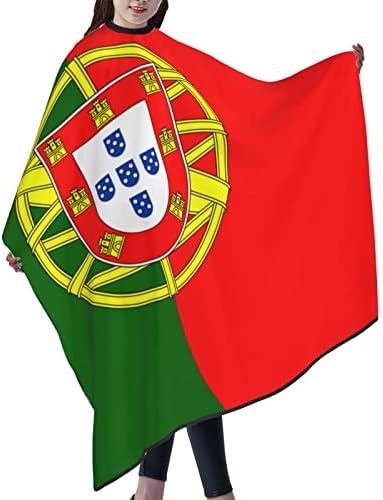 Portugál Zászló Borbély Cape Szakmai Vízálló Fodrász Köpeny Takarja antisztatikus Hajvágás Cape Sampon-Bizonyíték Borbély Kiegészítők,
