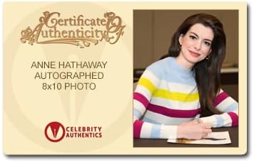 Anne Hathaway Dedikált 2008 Okos Ügynök 99 8x10 Fotó
