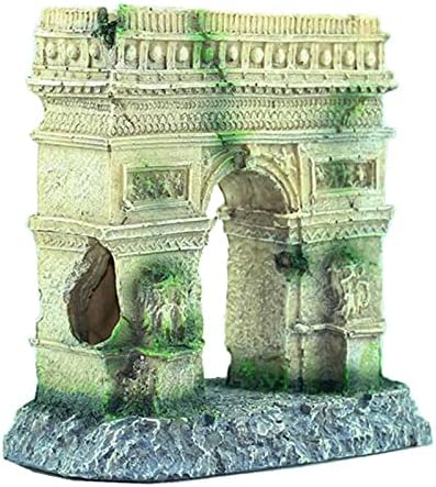 XFADR Uongfi Ősi Arch-i Diadalív, valamint a Római Oszlopok akvárium Dísz Hideaway Akvárium Dekoráció Dísz Tó (Méret : 6.69