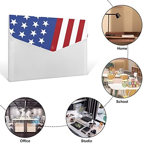 Amerika amerikai Zászló, egy mappában Szervező Bővülő Fájl Mappa, 6 Zsebbel Fájl tartó Iskola Otthoni Iroda