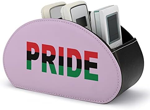 Pán-Afrikai Tonyra Pride Flag Távirányító tartó Caddy Tároló Doboz Asztali Szervező A TV Távirányítók irodaszerek