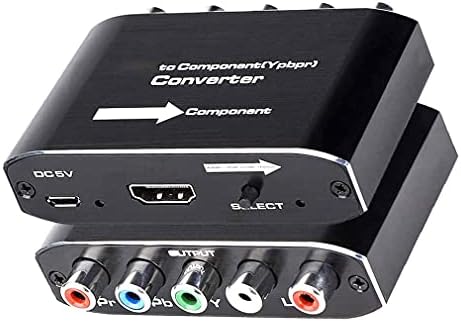 Csatlakozók-HDMI-Kompatibilis Ypbpr Scaler Bemenet Komponens Video R/L Audio Kimenet Átalakító Adapter Támogatja a 1080p
