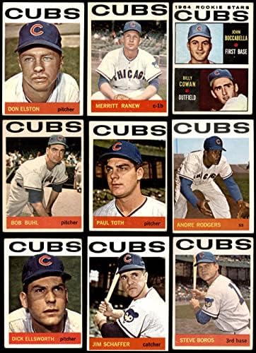 1964 Topps Chicago Cubs Közelében Csapat készen áll Chicago Cubs (Set) VG+ Cubs