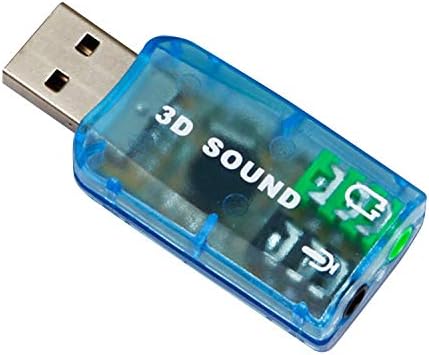 OUOU USB Hang Adapter, (3 Csomag) 3.5 mm-es Fejhallgató-Mikrofon Bubi Külső Sztereó hangkártya Plug and Play Nem Szükséges