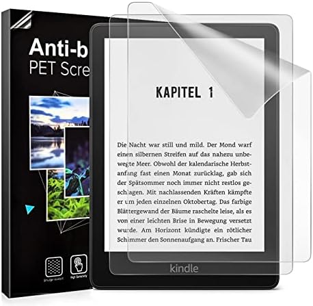 (2 Csomag) TiMOVO képernyővédő fólia Kompatibilis Kindle Paperwhite 6.8-Hüvelyk(11 Generációs,2021), valamint a Kindle Paperwhite Aláírás