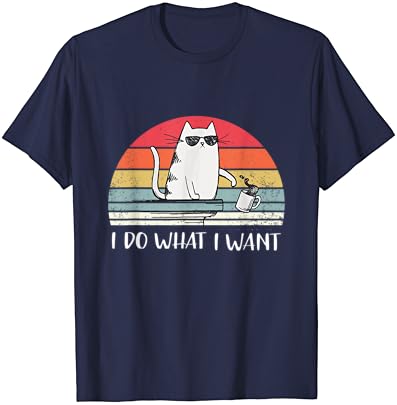 Azt csinálok, amit akarok vicces fekete macska szerelmeseinek, T-Shirt