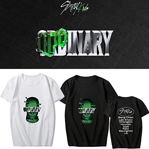 JUNG KOOK Kpop Kóbor Gyerekek Új Album Oddinary T-Shirt, Póló, Alkalmi Póló Felső Női