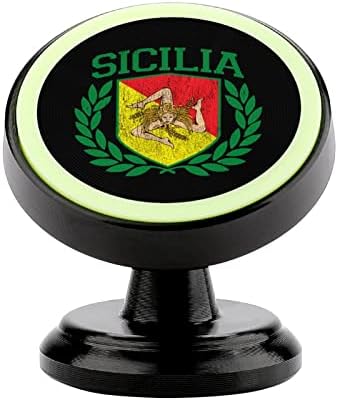 Szicíliai Zászló Mágneses Telefon tulajdonosa Állítható Mágnes mobiltelefon Mount Autó Pult