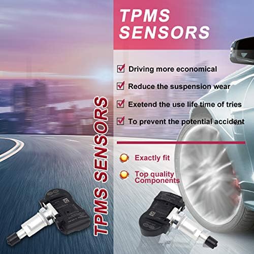 Coolautocore Abroncs Nyomás Érzékelő Monitor TPMS 529332F000 Csere Hyundai Accent Equus Genesis Szonáta Kia Kerék Abroncs Nyomás