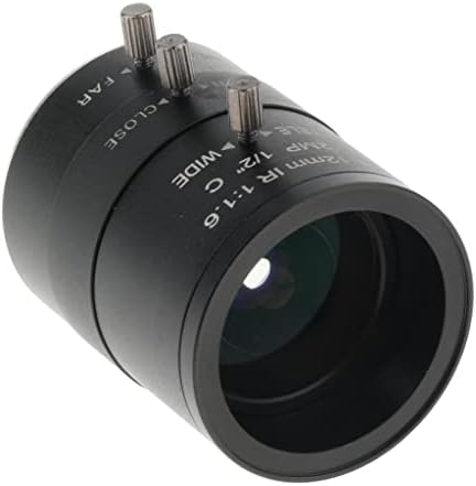 Baoblaze 4-12mm Varifokális Lencse F//2 Kézi C-Mount Objektívek Kamera