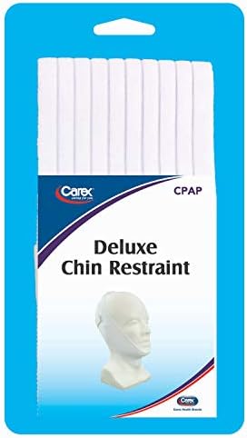 CAREX Szíjat a CPAP Felhasználók - hagyja Abba a Horkolást Chin Heveder - Anti Horkol Szíjat, Fehér, 1 Szám
