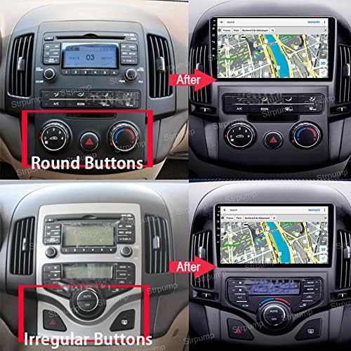 9 Android 10 Dash Autó Sztereó Rádió Alkalmas Hyundai i30 1 FD 2007 08 09 10 11 12 GPS Navigációs fejegység Carplay Android Auto