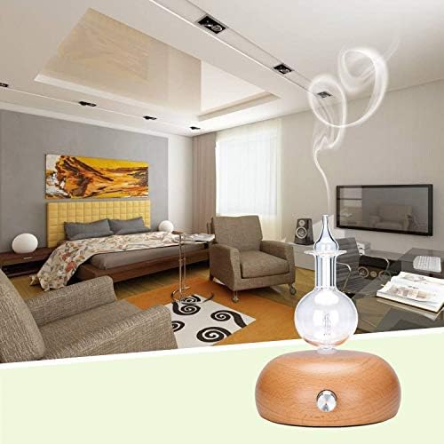 Évjárat Nebulizing Tiszta illóolaj, Aromaterápiás Diffúzor 7 Színek Állítható Köd Párásító -Prémium Home & Professzionális Használatra,