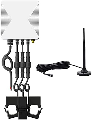 WiFi 3-Fázis Clamp Meter, Smart Home Energy Monitor 3 120A Áramkör Szint Érzékelők | Vue - Valós idejű Villamosenergia-Monitor/Méter