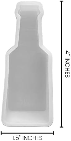Üveg sört Freshie Szilikon Öntőforma | Méret 1.5 Széles x 4 Hosszú x 1 Mély | Hosszúnyakú Üveg | Üveg Sört Penész Freshie, Szappan,