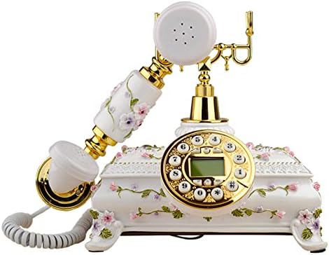 Vintage Retro Telefon, Vezetékes Telefon Vezetékes Régi Vágású - High-end Antik Telefon a Home Office Dekoratív,Vezetékes Vezetékes